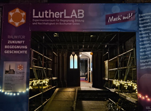 Das Foto zeigt den Veranstaltungsraum LutherLAB