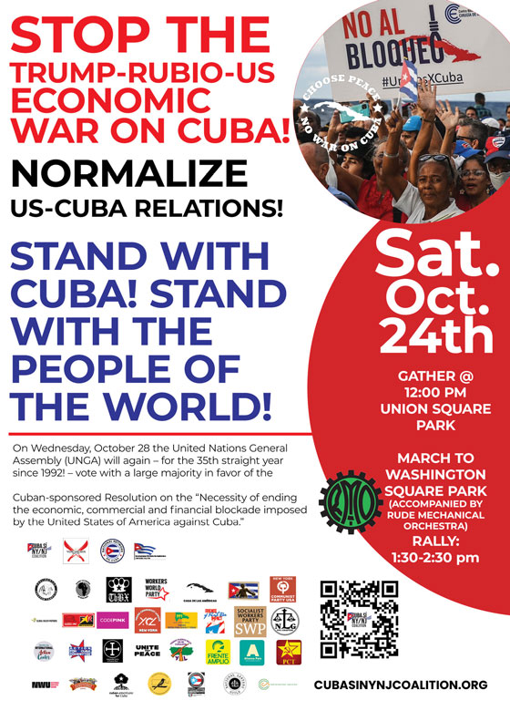 Stop the embargo - stand with cuba