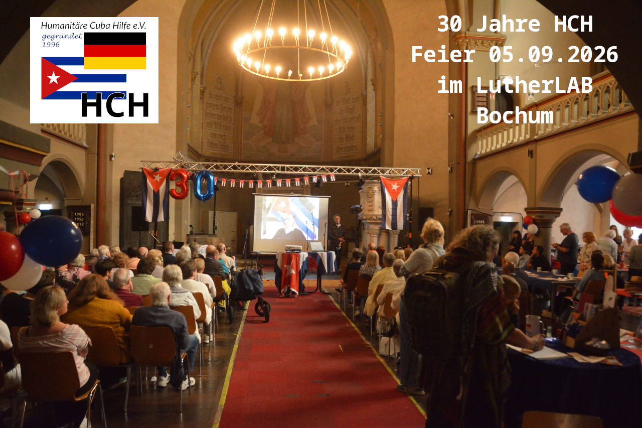 30 Jahre HCH - große Feier - Blick ins LutherLAb mit 200 Gästen