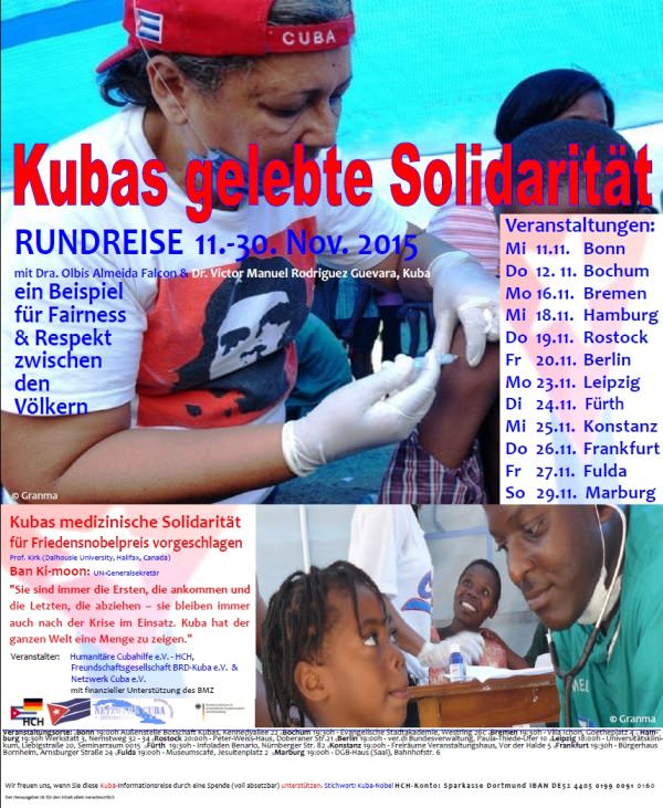 Vortrag in Bochum - Cubas Solidarität