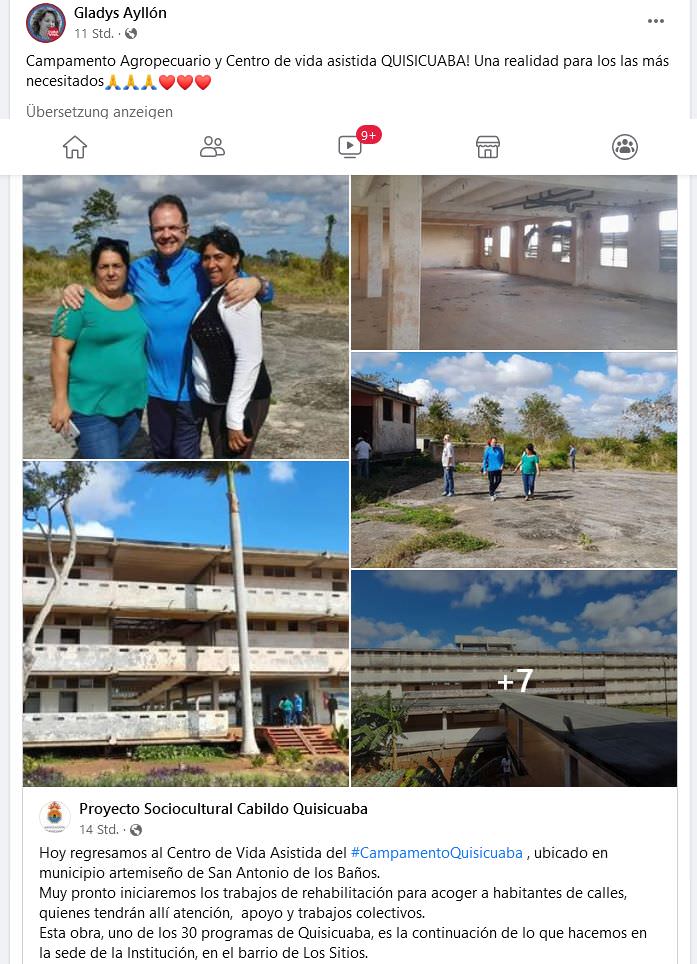 Link zum Facebookeintrag von Quisicuaba