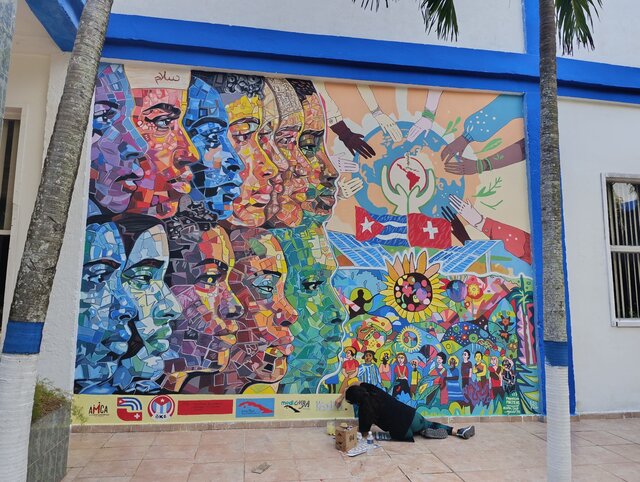 Solarsoliwandbild in der ELAM