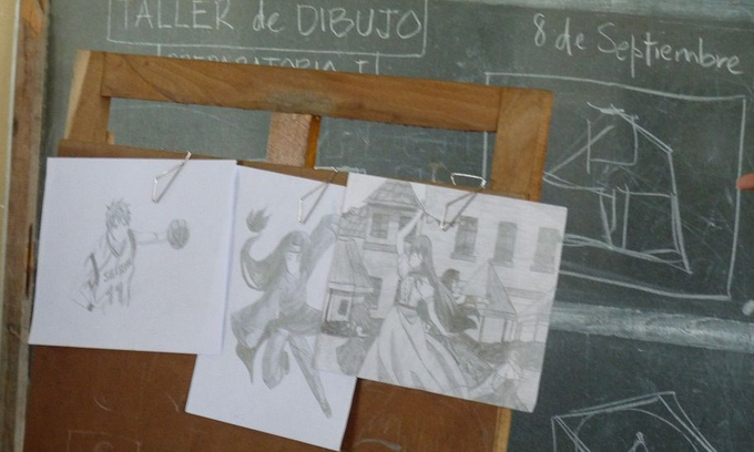 Farmacia Tafel eines pädagogischen Projekts.