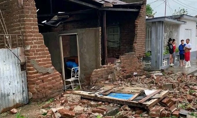 Verwüstungen druch den Hurrikan Melissa auf Kuba