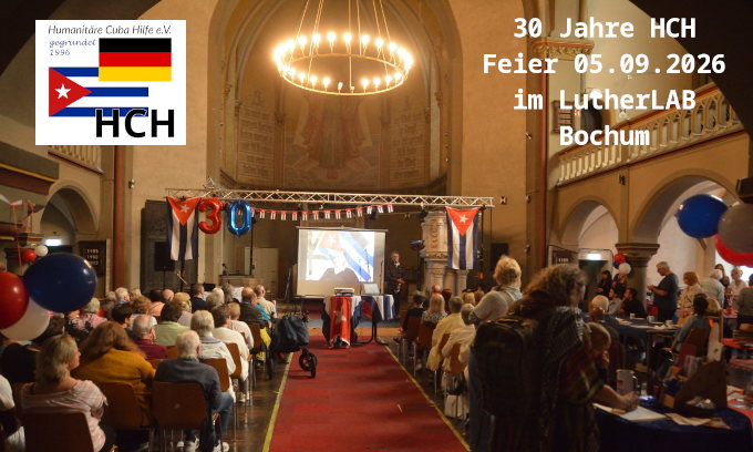 Vollbesetzter Veranstaltungsraum auf der 30 Jahre HCH Feier